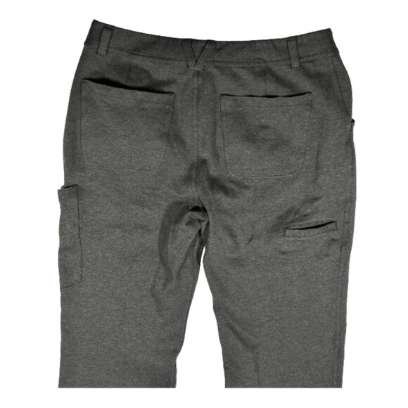 Duluth Trading Company Gray Knit Straight Leg Pants - Picture 3 of 4